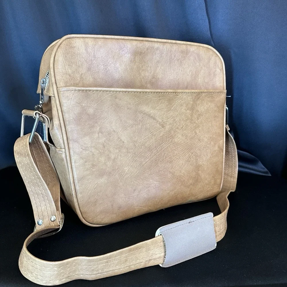Vintage Samsonite Profile Brown Overnight Carry-On Luggage Bag Retro Mid Century